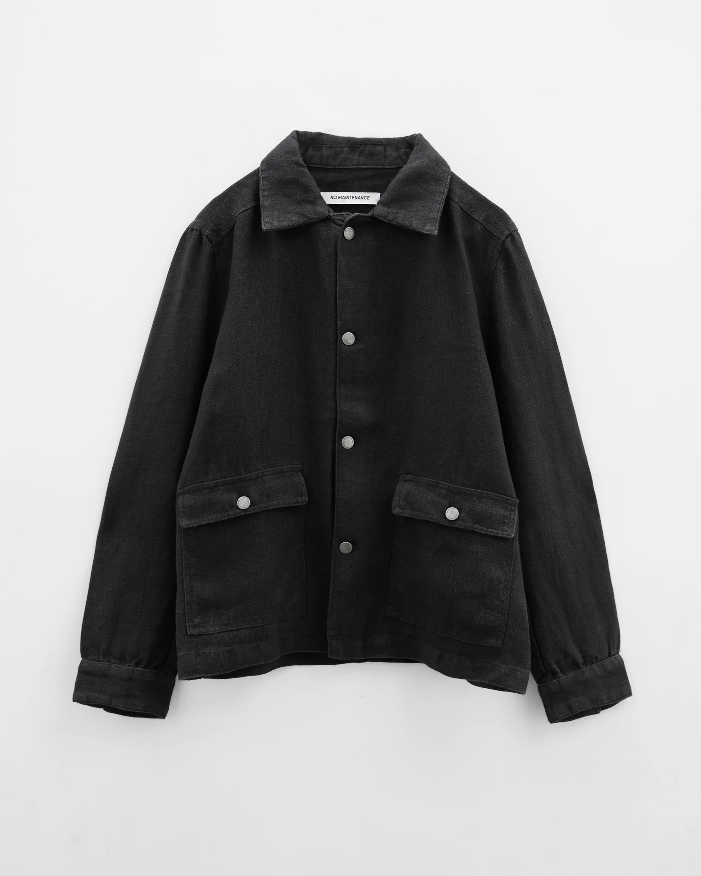 Engineer Linen Jacket Black Engineer Linen Jacket Black