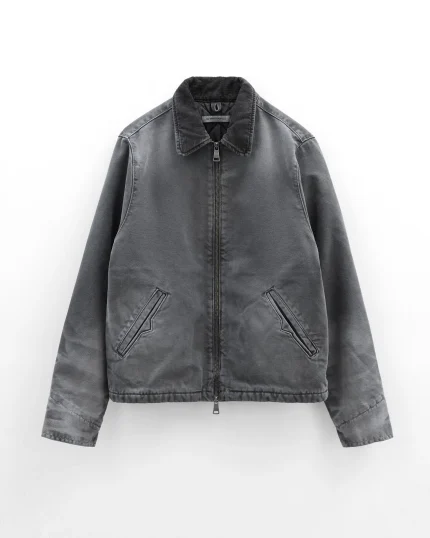 Quilted Mechanic Jacket Slate